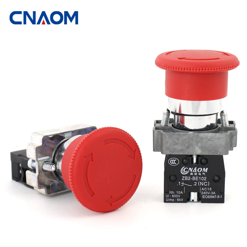 KEDU KJD12 4Pin Schalter 250V 10A mit Not-/Aus Schalter KEDU KJD12 4Pin Schalter 250V 10A mit Not-/Aus Schalter
