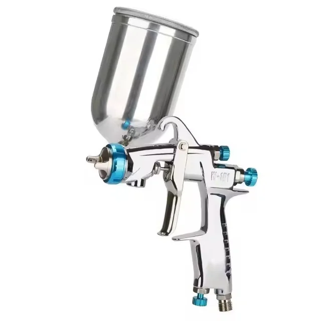 NEOBRISKEN Industrial Grade Pneumatic Spray Gun -1.0/1.3/1.5/1.8mm Nozzle High Performance for Paint, Primer, Lacquer