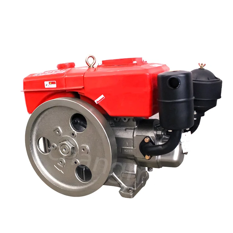 単気筒水平4ストローク8hp小型船舶用ディーゼルエンジン