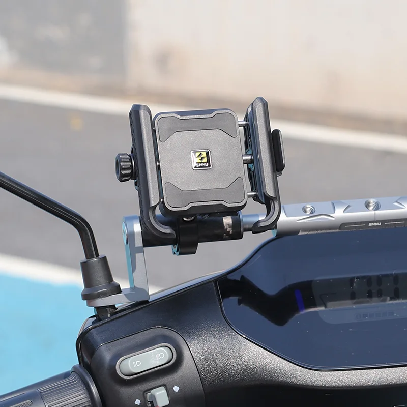 एसएमएनयू लचीला मोबाइल फोन होल्डर साइकिल और मोटरसाइकिल के लिए, कवर की गई मोटरसाइकिल के लिए