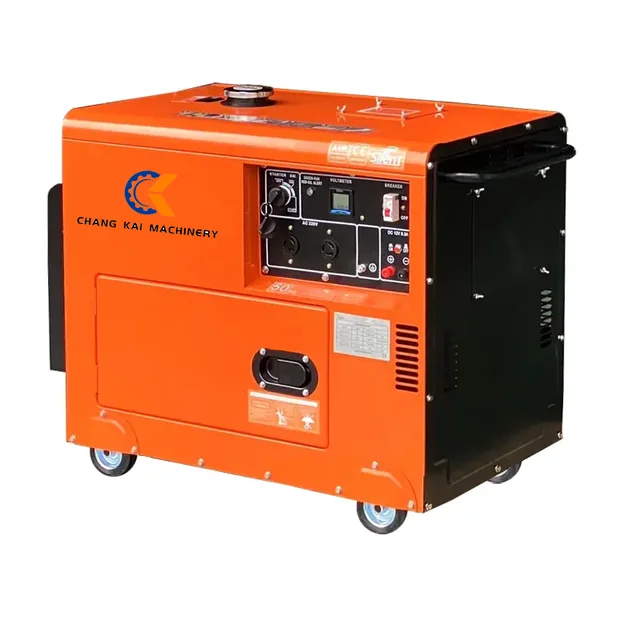 5KW/5KVA generators diesel generators generally OEM factory standby or prime power 186F/186FA Diesel engines optional color