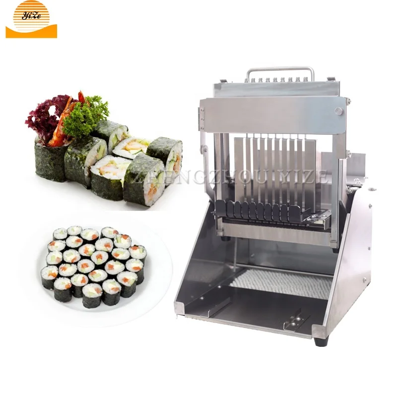 Manual Sushi Roll Cutter Machine Rice Sushi Roll Cutting Tool 304Stainless  Steel