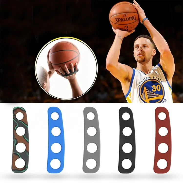 Aide au Tir de Basket-ball, Entraîneur de Tir au Doigt de Balle, Poignée Souple en Silicone à Quatre Doigts, Portable pour les Débutants pour le Terrain de Basket-ball (L Aide au Tir de Basket-ball, Entraîneur de Tir au Doigt de Balle, Poignée Souple en Silicone à Quatre Doigts, Portable pour les Débutants pour le Terrain de Basket-ball (L