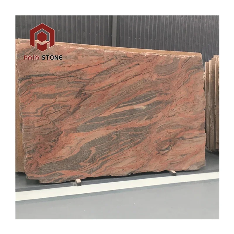 Brazil Natural Multicolor Red Granite Interior Kitchen Countertop Island Top Decoration