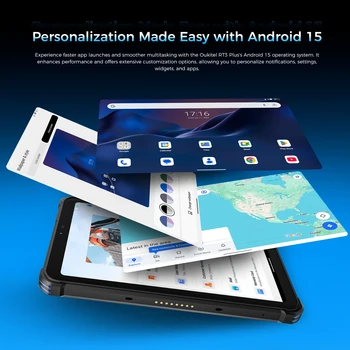OUKITEL RT3 Plus Android15タブレット 11000mAh OUKITEL RT3 Plus 4G Rugged 8-inch Tablet, 11000mAh | OUKITEL