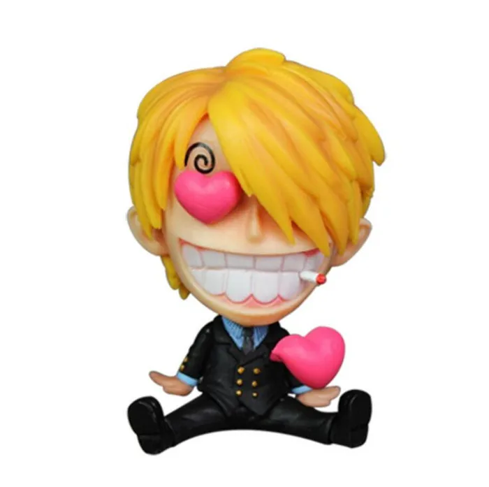 UFOGIFT Japanese Anime Small Mini Desk Decoration Luffy Figure PVC Action Figure Luffy Zoro