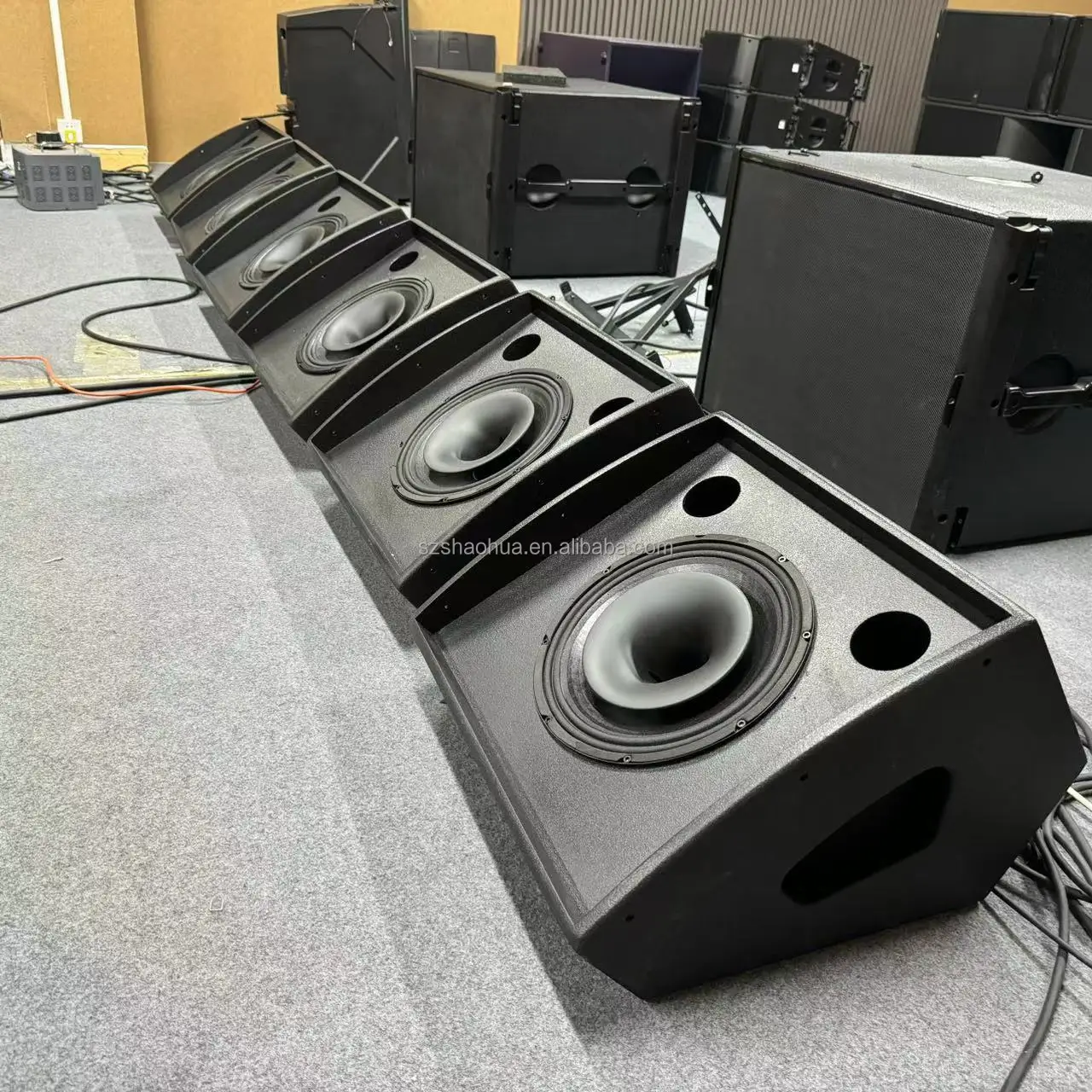 M15T Single 15 Inch Way Active Powered Coaxial Monitor Speaker  Professional Audio Set 15 Inch Speaker Box Event Sound System
