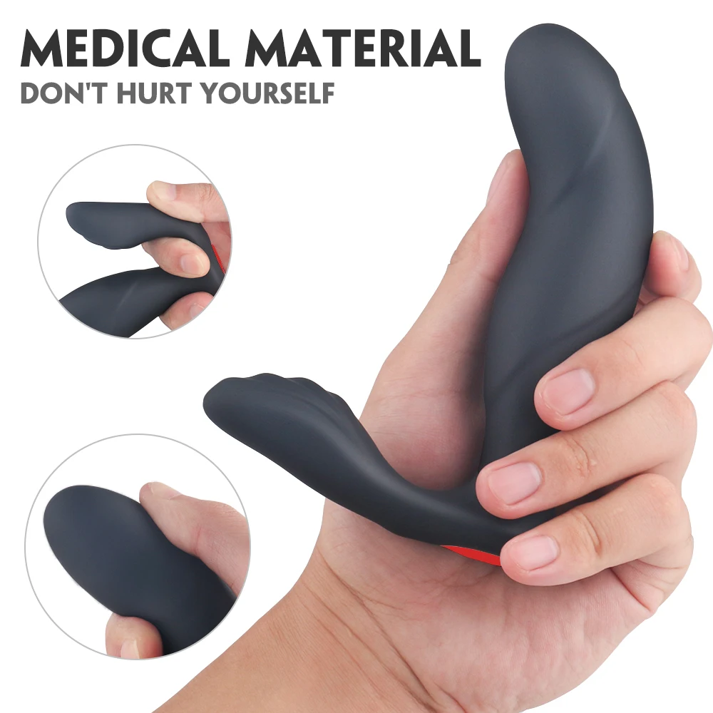 AIERSHA Anal Vibrators Butt Plug Prostate Massager Stimulator Adult Pleasure Sex Toys Prostate Massager