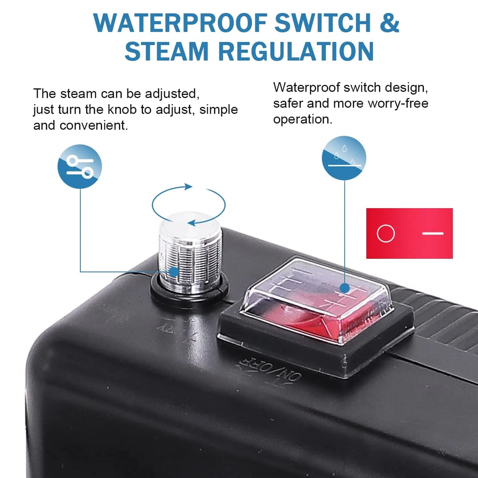 Multifunction Dry and Wet vapor Max 120 Celsius Home Cleaning Machine With With Accessories Steam Cleaner Portable