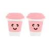 SA159ลูกปัดสำหรับใส่ลูกอมถ้วยกาแฟสีชมพู
