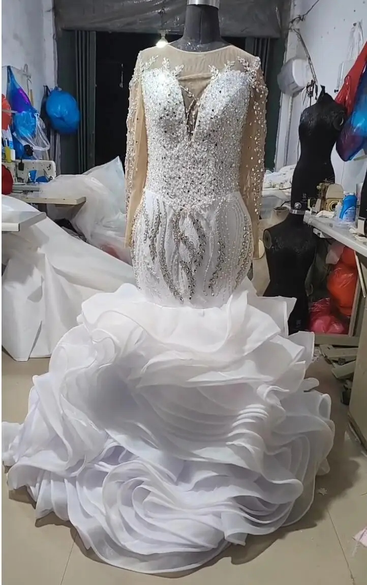 swarovski crystal mermaid wedding dress Swarovski Crystal Wedding Dress
