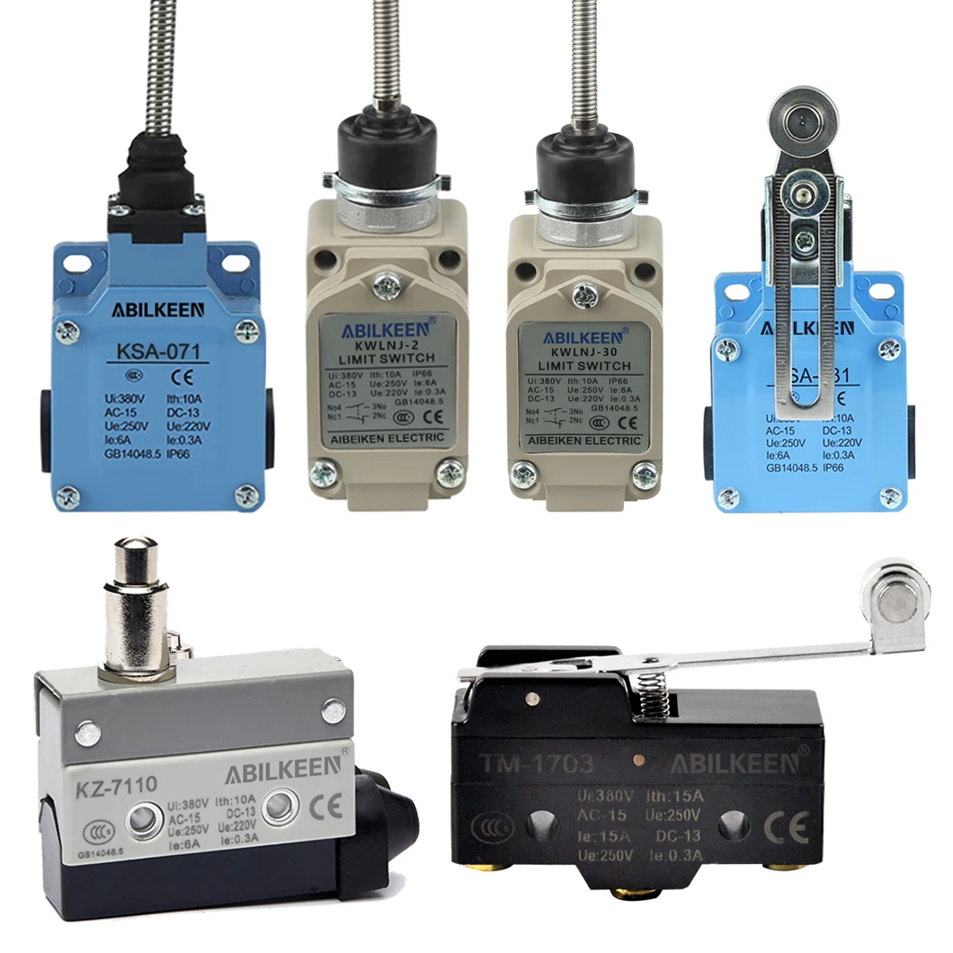 10a 250v Plastic Waterproof Types of Electrical Limit Switch for Elevator