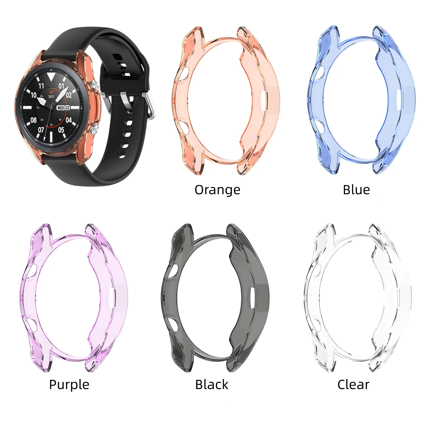 Защитный чехол для Samsung Galaxy Watch 3 41/45 мм защитный бампер корпус аксессуары умных