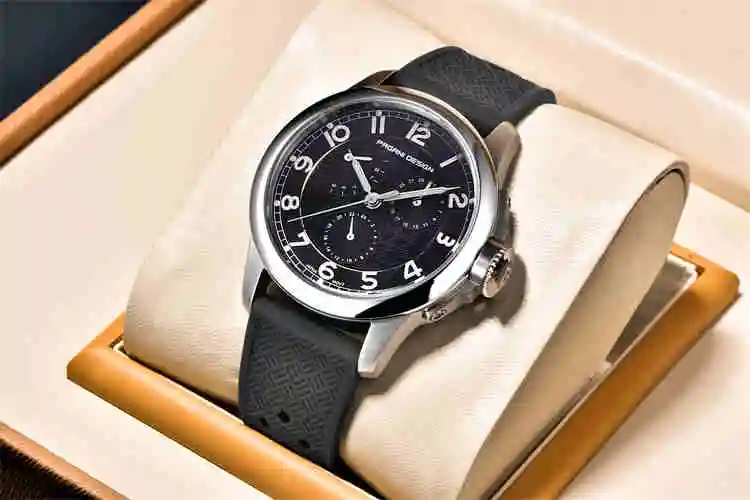 1780 Классические кварцевые часы с силиконовым ремешком