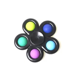 Оптовая цена, силиконовые игрушки с простым затемнением, снятие стресса, фиджет-Спиннер на палец, сенсорные другие игрушки, пуш-поп пузырьковый фиджет-Спиннер