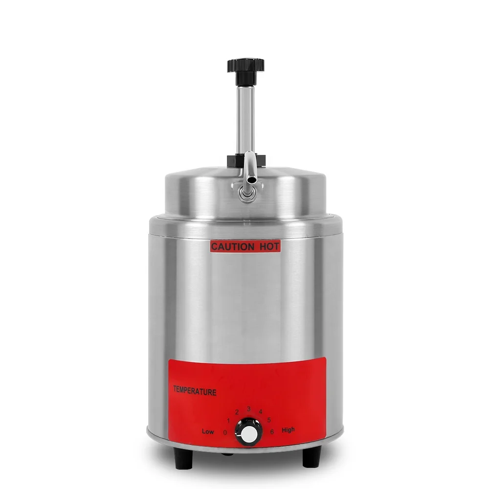 CE Электрический коммерческий дозатор соуса из нержавеющей стали с насосом для подогрева
