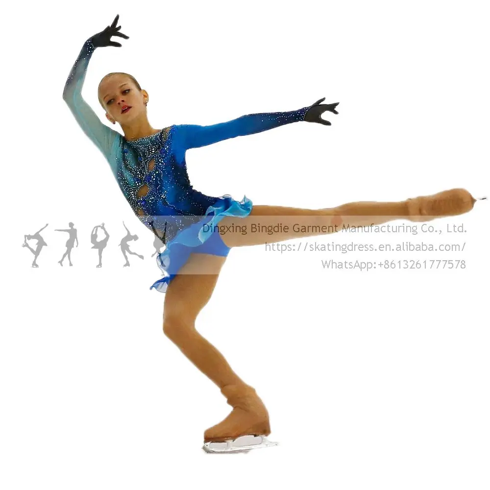 Ice Figure Skating Dress Gymnastics custome Dress Dance Competition 