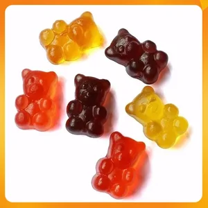 Bear Gummy Gel OEM Customizable Halal Certified Fruity Flavored Sweet Candy in Bags 250g Wholesale for Cross-Border Trade