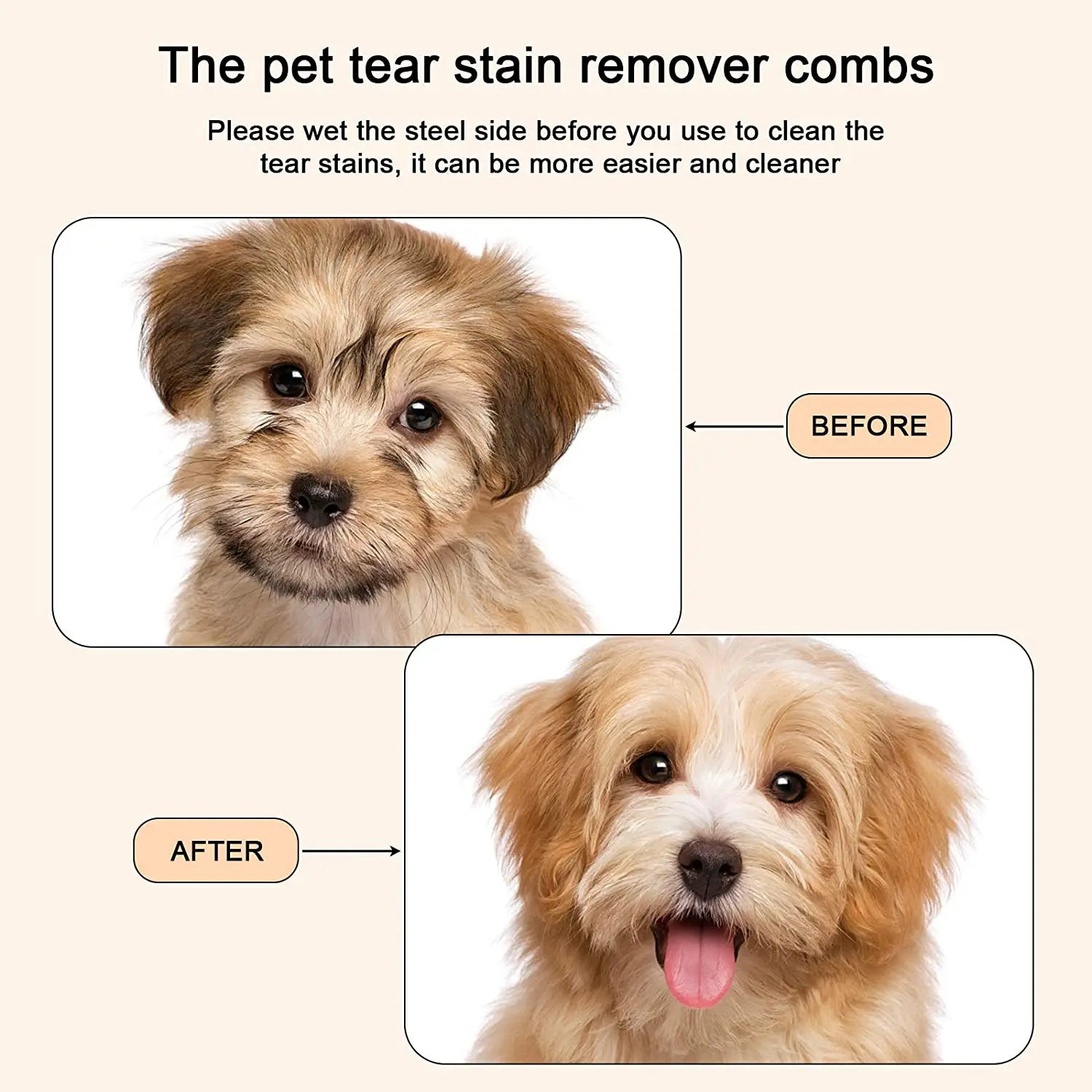 Cheap Price Plastic Dog Flea Comb Pet Hair Stainless Steel Lice Treatment Comb With Magnifying