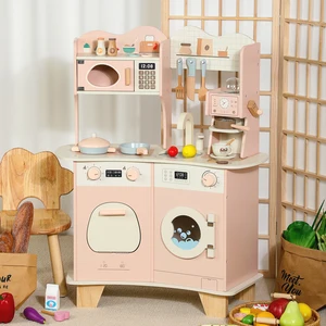 Multi-functional Simulation Kitchen Toys Set Wooden Children's Play House Toys Children's Educational Toys Set