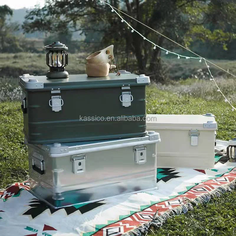 Kassico Waterproof Aluminum Storage Box For Outdoor Full Aluminum