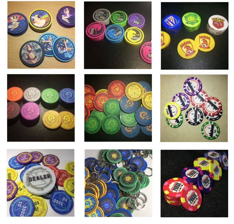 Custom High Quality 14g Casino Ceramic Clay Poker Chips,Cheap Poker