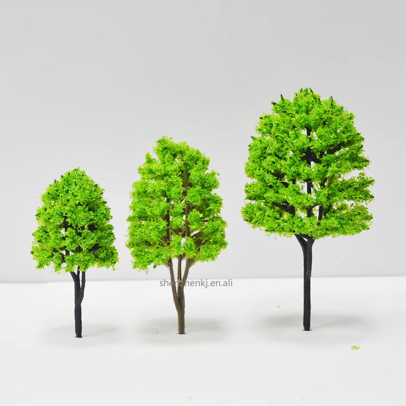 Model Trees Railroad Diorama Mini Scenery Plastic Scale Scene Decoration Building Landscape Accessories