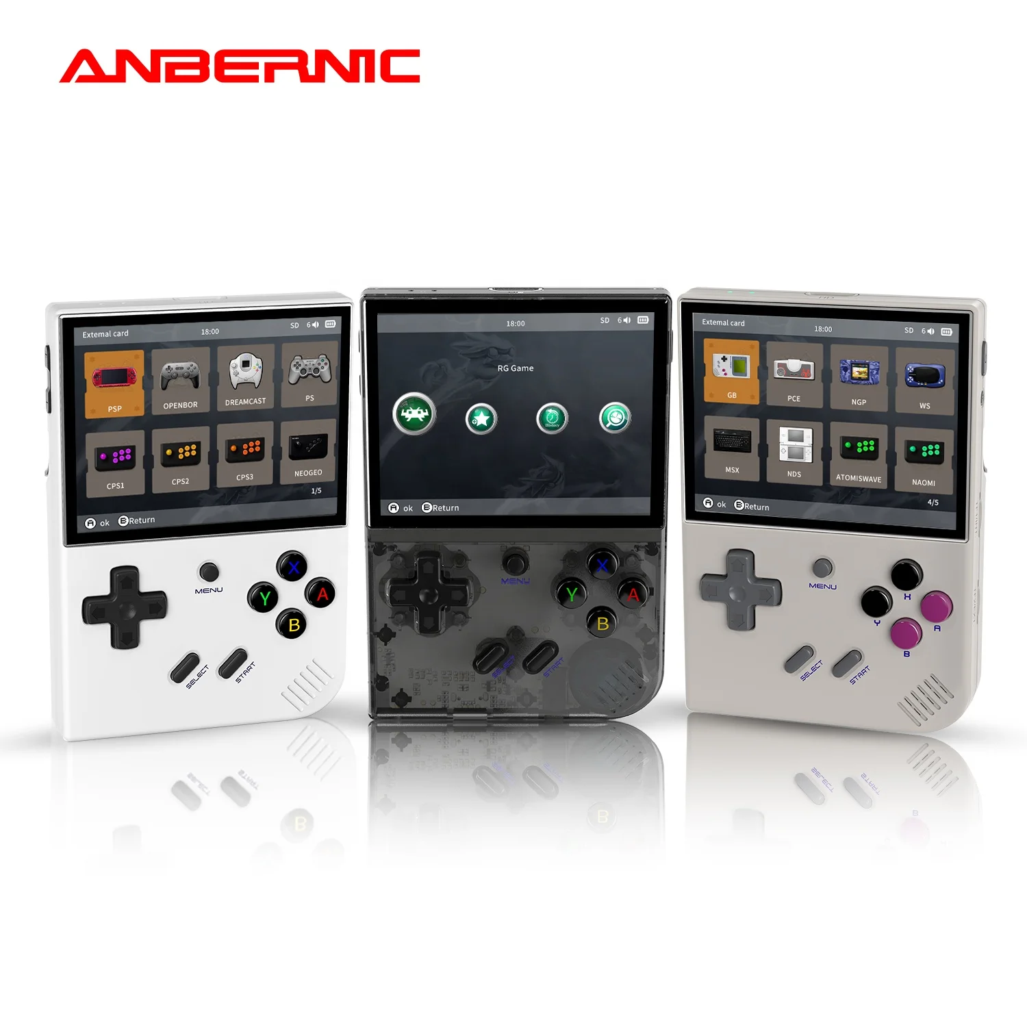 【ジャンク品】ANBERNIC RG35XX Plus ANBERNIC RG35XX Plusハンドヘルドゲーム機 Linuxシステム 3.5