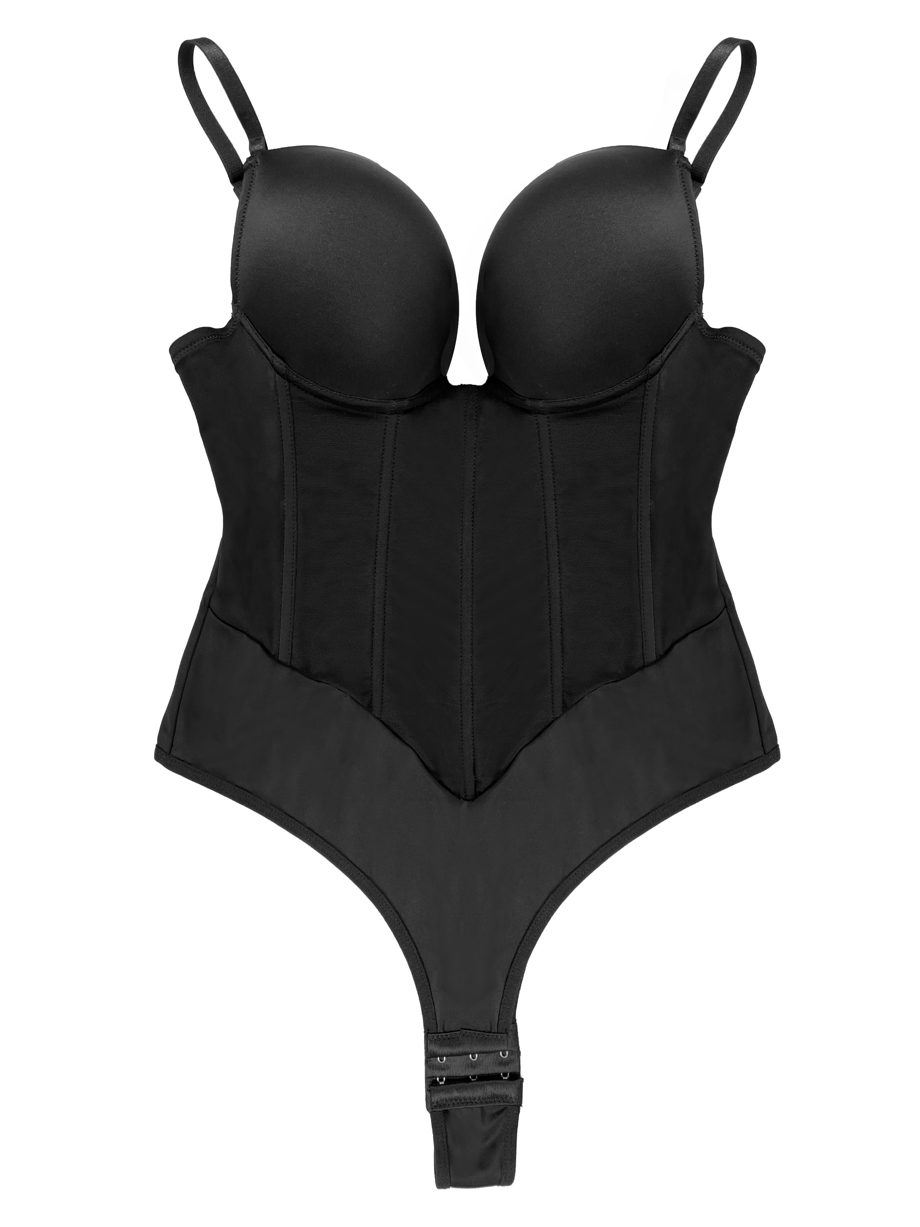 Waist Trainer Womens Bodysuit Tummy Control Body Shapewear Open Back