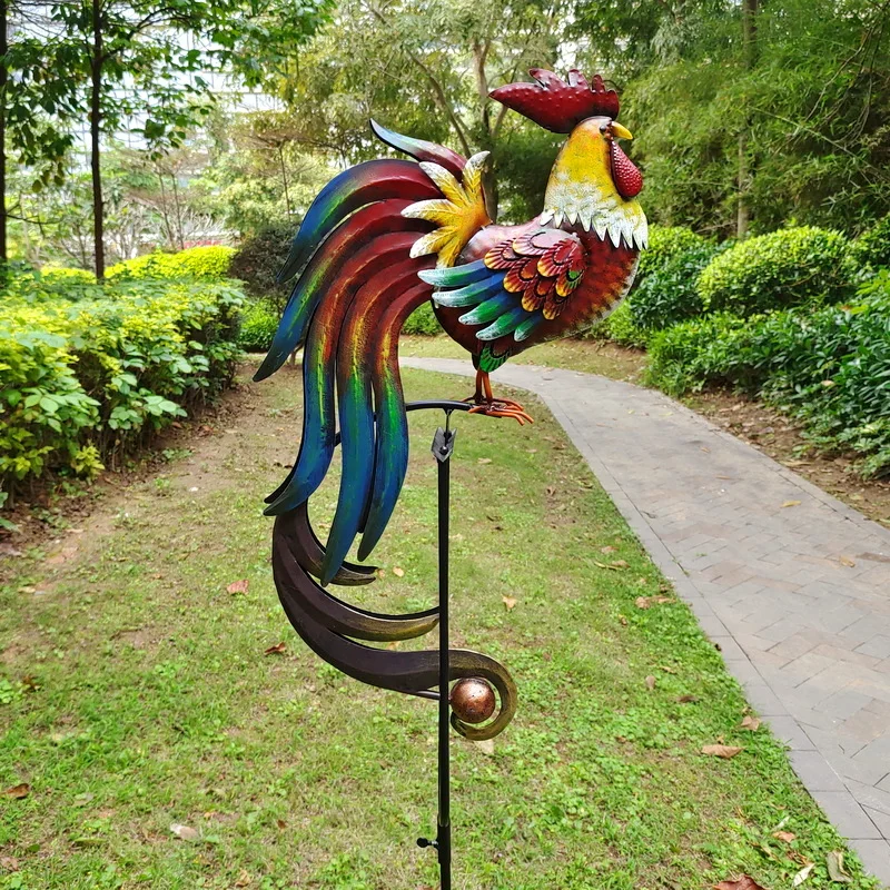 Rocking balancer Metal rooster