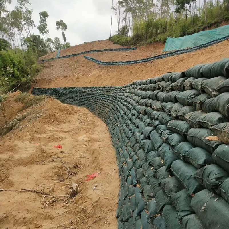Mountain Steep Slope Erosion Control Geotextile Long Bag for Sand Geo Container Geobag for Landslide protection