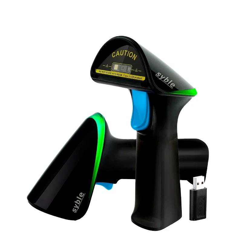 2D Wireless with Bluetooth  Barcode Scanner Supermarket Bar Reader