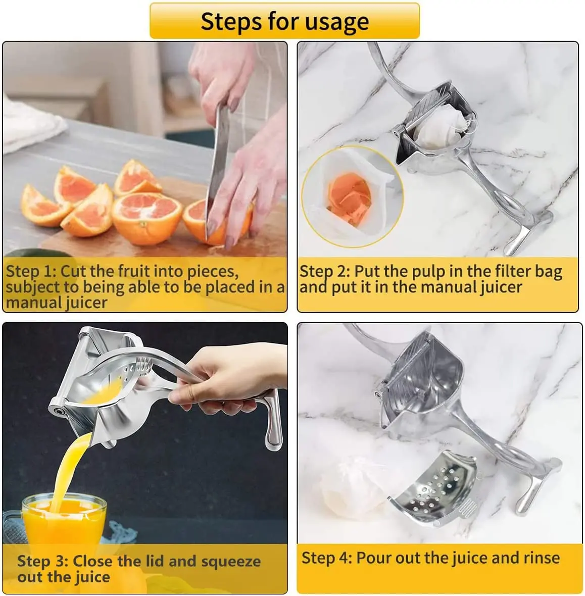 Manual Fruit Juicer Lemon Squeezer,Aluminium Alloy Hand Squeezer Buy