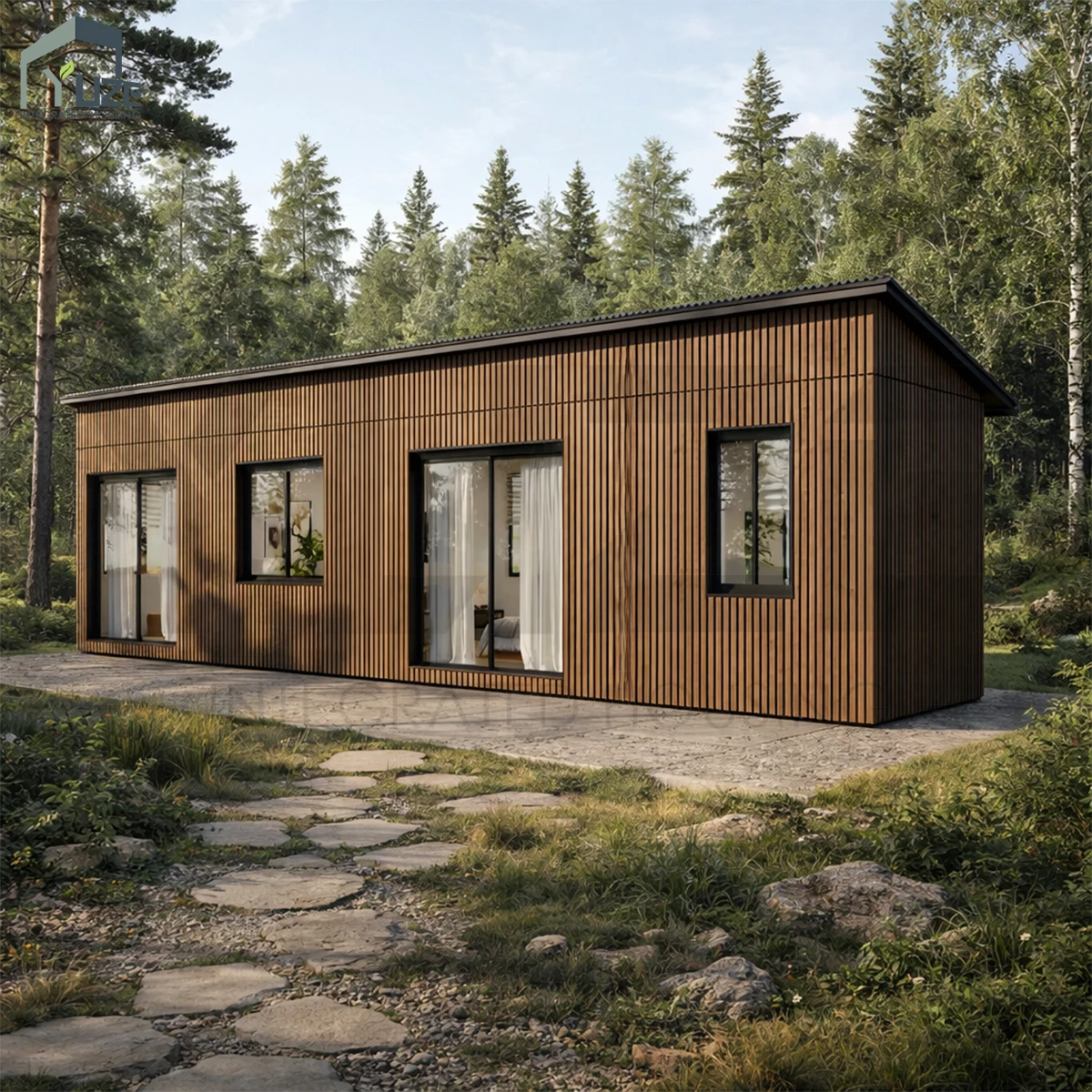 Luxury Design 40FT Fulley Equipped Steel Structure Prefab Insulated Modular Shipping Living Container House for Cold Climate