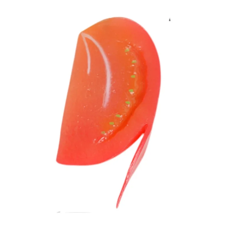 Simulated tomato slice model display fake vegetable tomato ornament prop