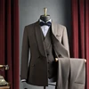 Costume trois pièces marron