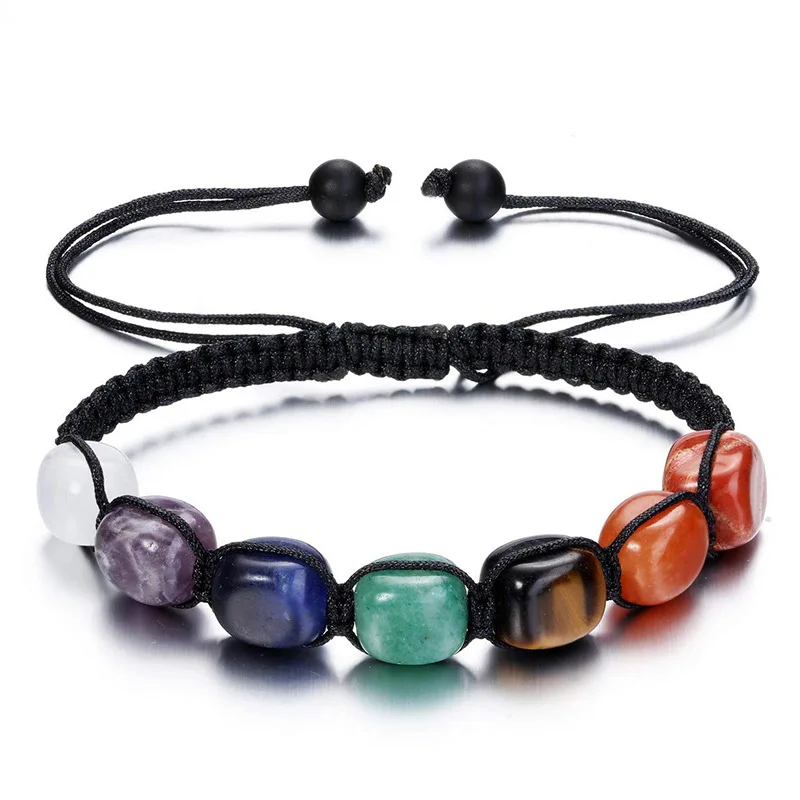 Amazon.com: 8mm 7 Chakra Bracelets, Lava Rock Bracelets | Beaded Bracelets,  Natural Stone Gifts for Women & Men: Clothing, Shoes & Jewelry