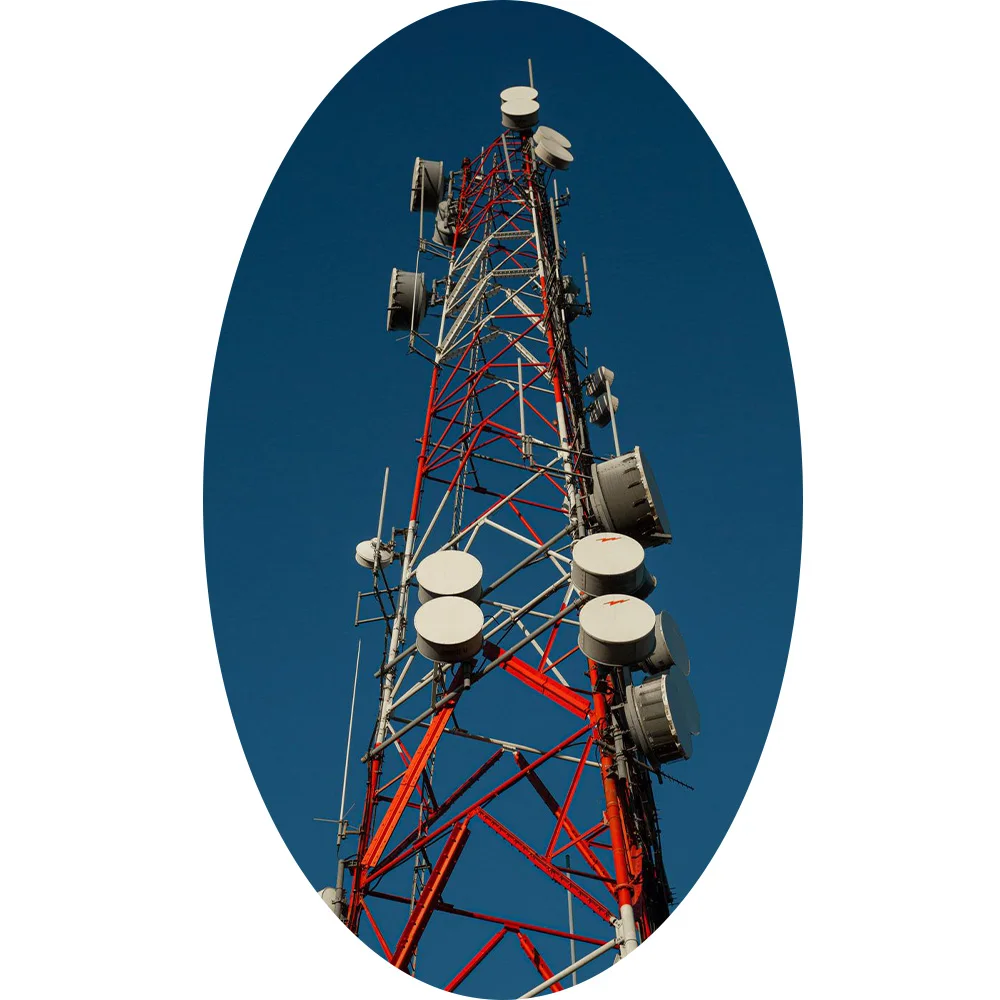 4 legs 5G Wireless cellphone  angle steel communication tower   Radio Antenna  angular  Communication Tower