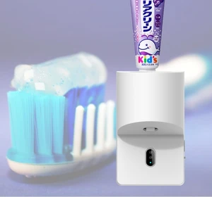 New Arrival 1800mAh Electric Toothpaste Dispenser for Kids Touchless Sensor USB/Battery Powered for Bathroom Hotel Household