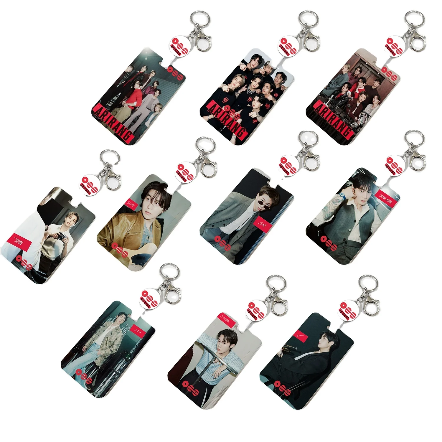 KPOP Idols 2026 New Album ARIRANG Acrylic Cards Holder JK J-HOPE
