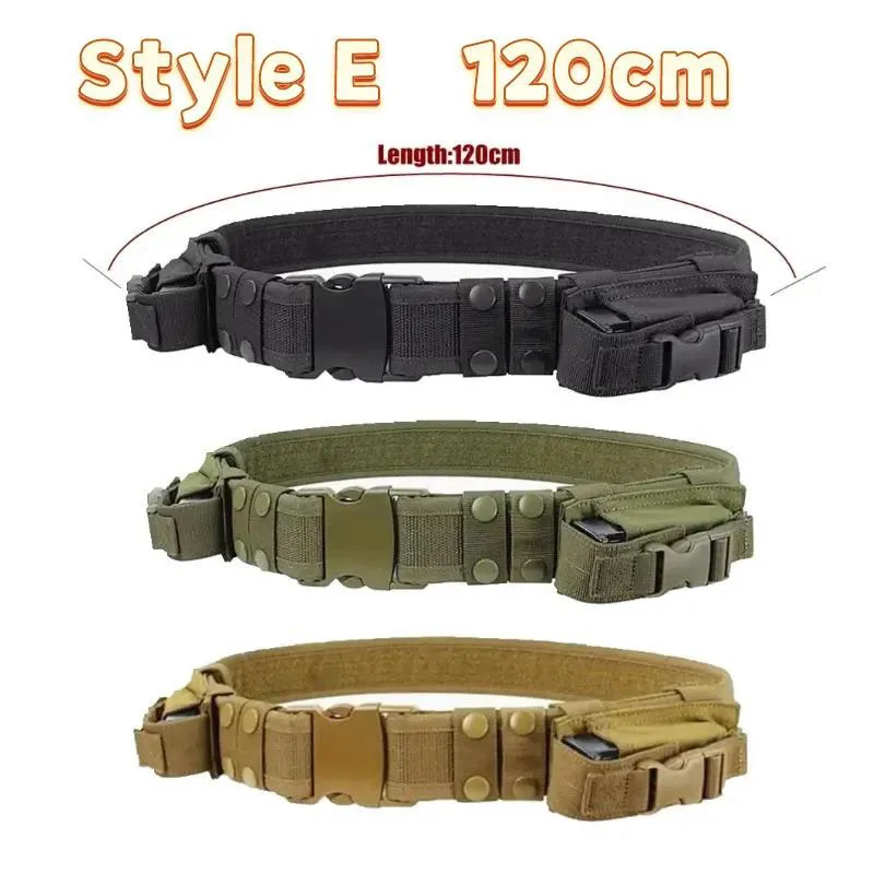 Premium Lightweight Multifunctional Training Tactical Security Duty Belts Flashlight Pouch Sets Utility Kit Belt Duty Belts
