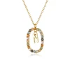 N gold neclace