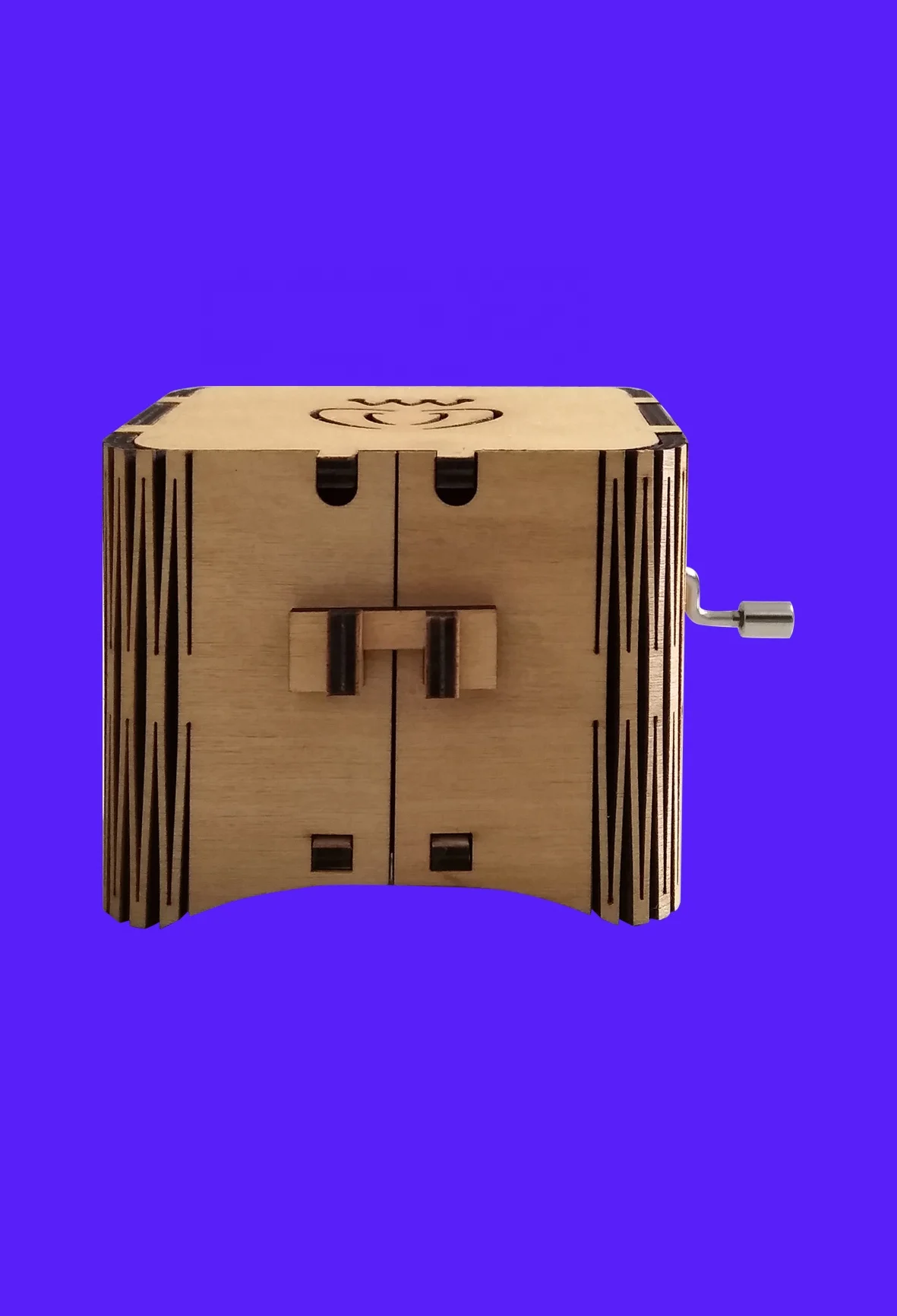 
Милые винтажные музыкальные шкатулки с деревянной лазерной гравировкой и ручным заводом 