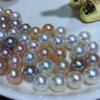 Pearl Pearls Loose Pearls High Quality AAAAAA Real Freshwater Pearl Round Flawless Beads Natural Large Fresh Water Pearl Diy Loose Farm Pearls For Women
