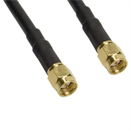 SMA Cable Assembly Male RG174 SMA Male to SMA Male RG174 Cable with Copper Conductor and PTFE Insulation 50 Impedance