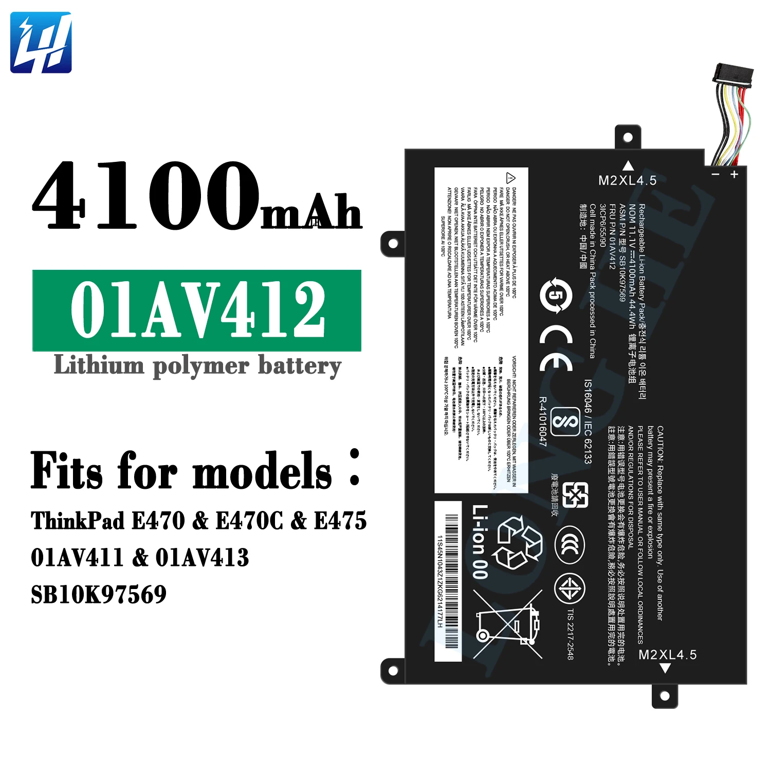 thumbnail image 2 of Genuine Lenovo 01AV411 01AV412 01AV413 Battery – ThinkPad E470, E470C, E475 Series 2 of 4