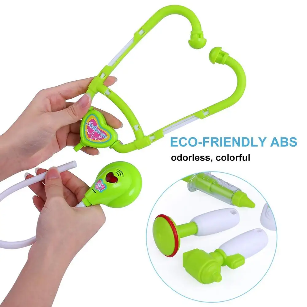 
 Набор детских врачей, комплект медицинских игрушек с чехлом для врачей и переноски для маленьких девочек, школьный класс  