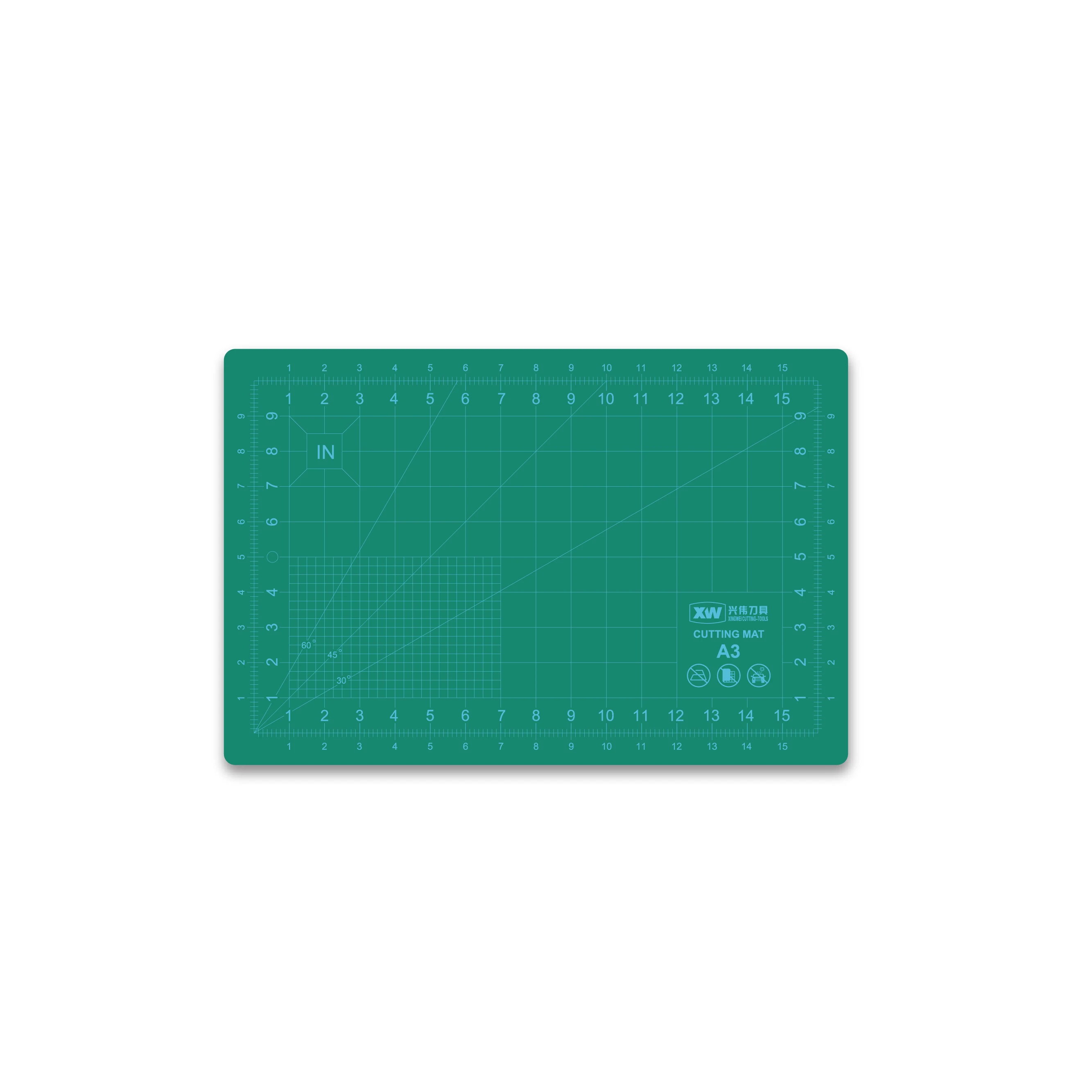 A3 Pvc Cutting Mat Double Side Non Slip Cutting Pad Diy Selfhealing