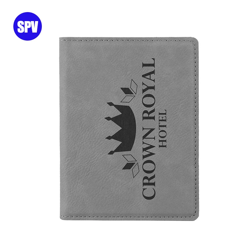 Laserable Leatherette Blanks Passport Cover , Blank Items To Laser Engrave