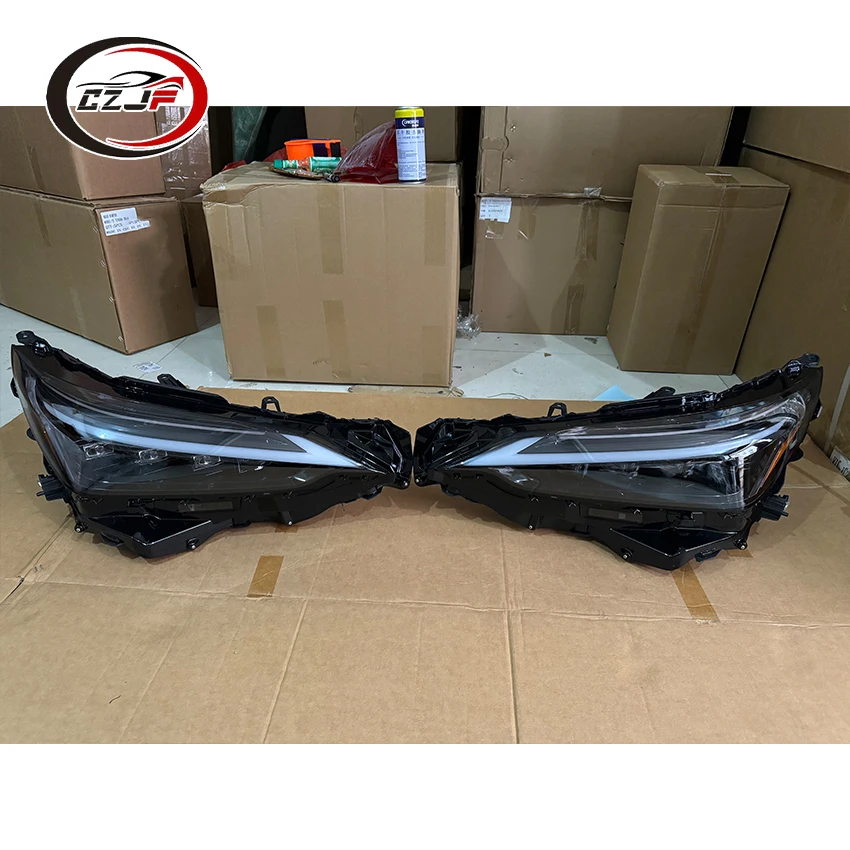 CZJF Hiqh Quality 3 Eyes LED Headlight Right Left for Lexus NX250 NX350 NX300h Headlamp 2022 2023 2024 2025